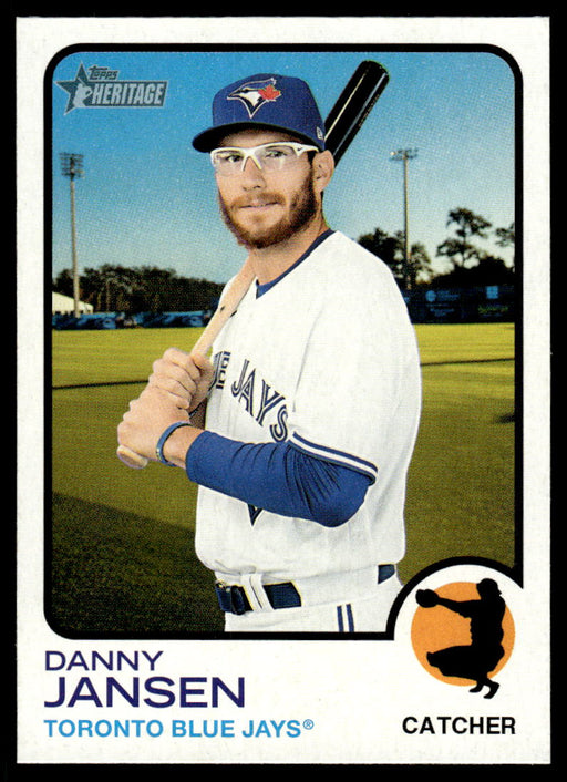 Danny Jansen 2022 Topps Heritage Short Print Front of Card