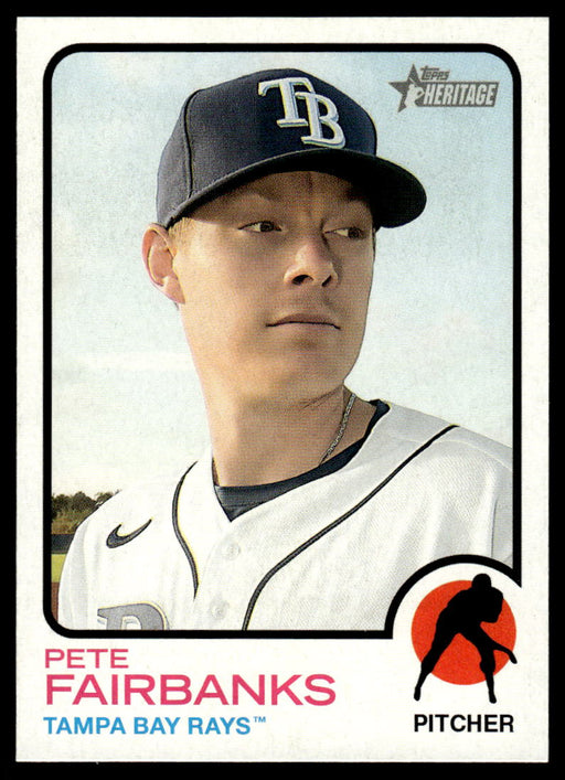 Pete Fairbanks 2022 Topps Heritage Short Print Front of Card