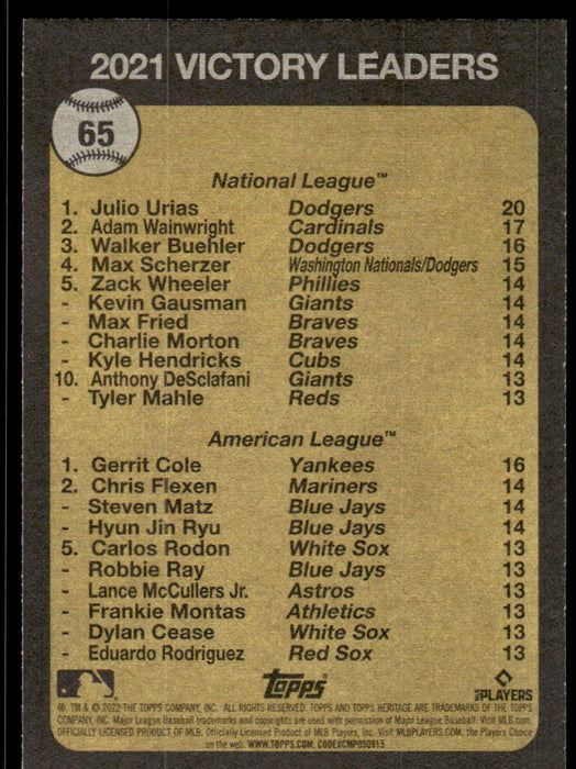 Back of Card