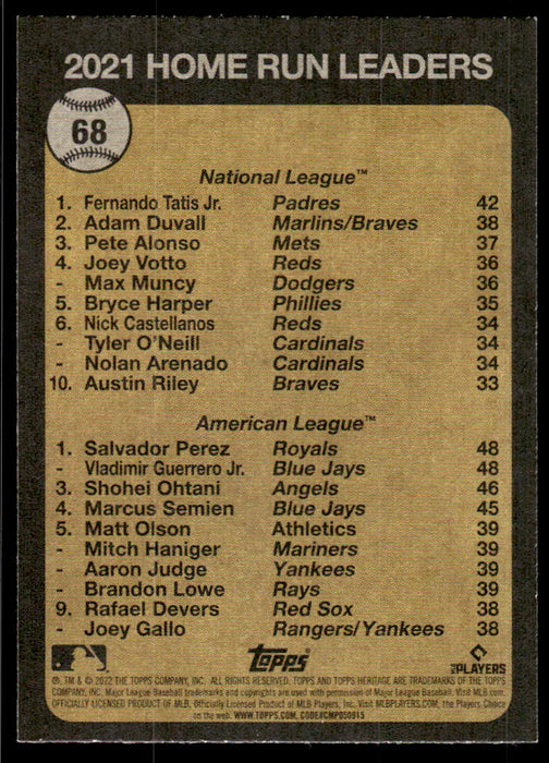 Back of Card