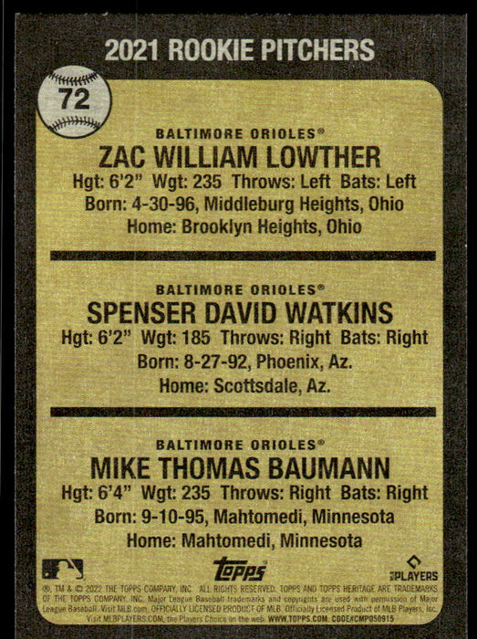 Back of Card