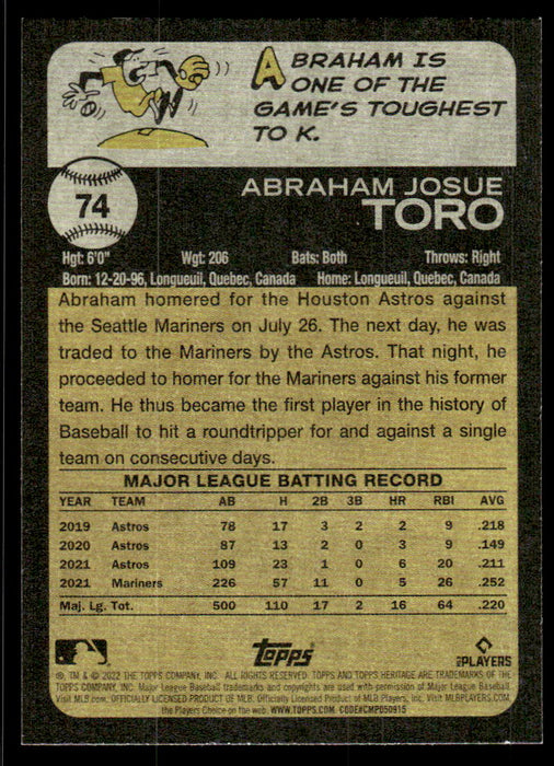 Back of Card