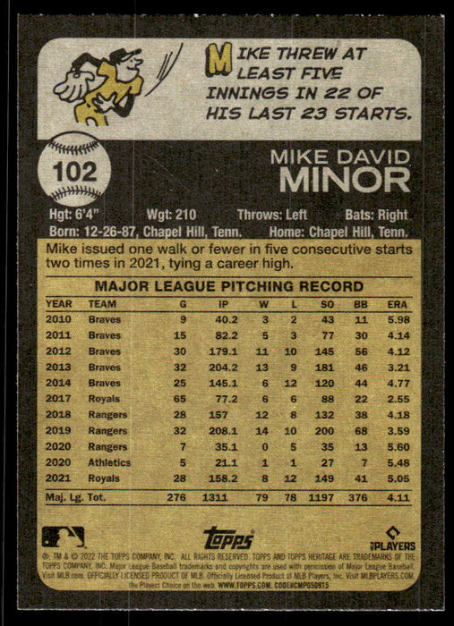 Back of Card
