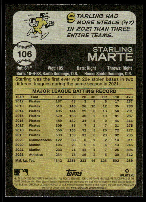 Back of Card