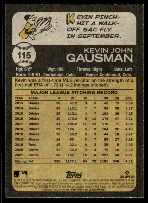 Back of Card