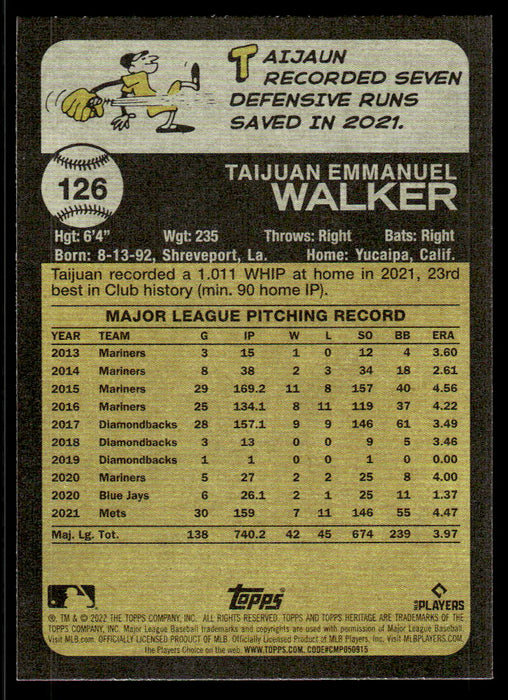Back of Card