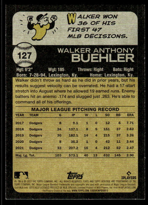 Back of Card
