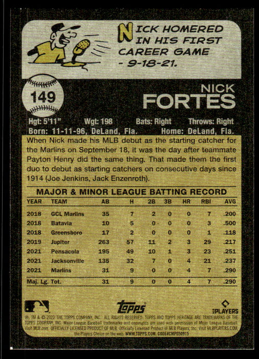 Back of Card