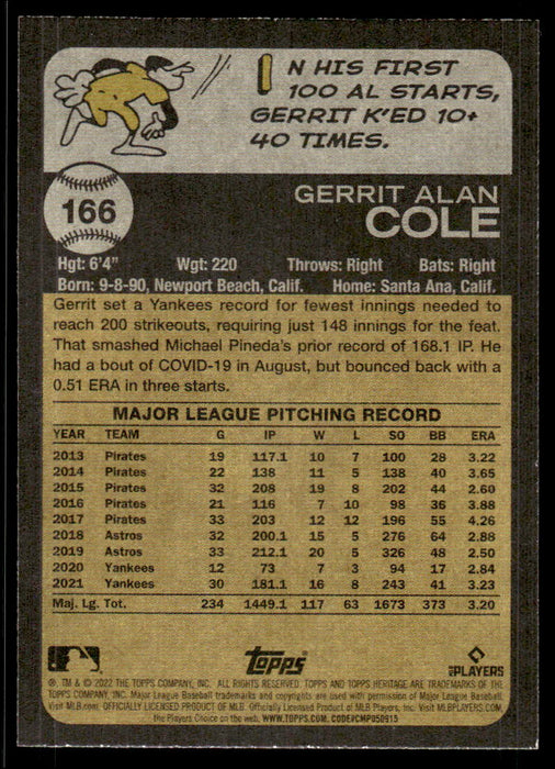 Back of Card