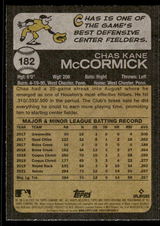 Back of Card