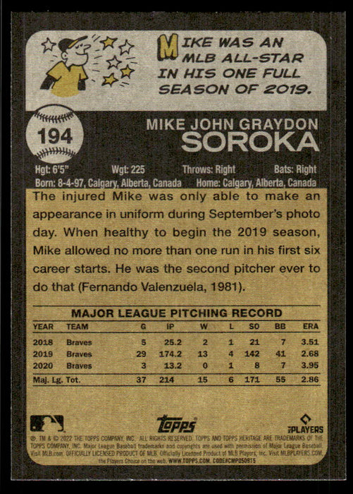 Back of Card