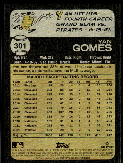 Back of Card