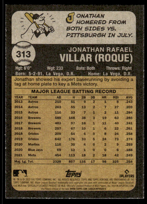 Back of Card