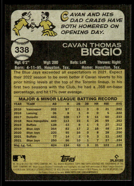 Back of Card