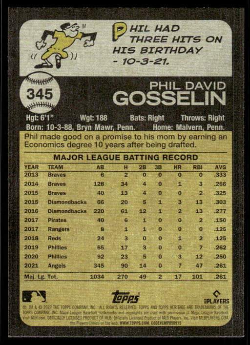 Back of Card