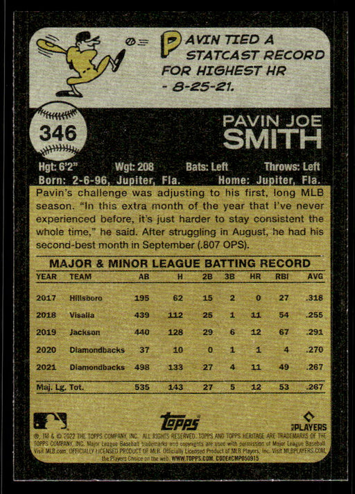 Back of Card
