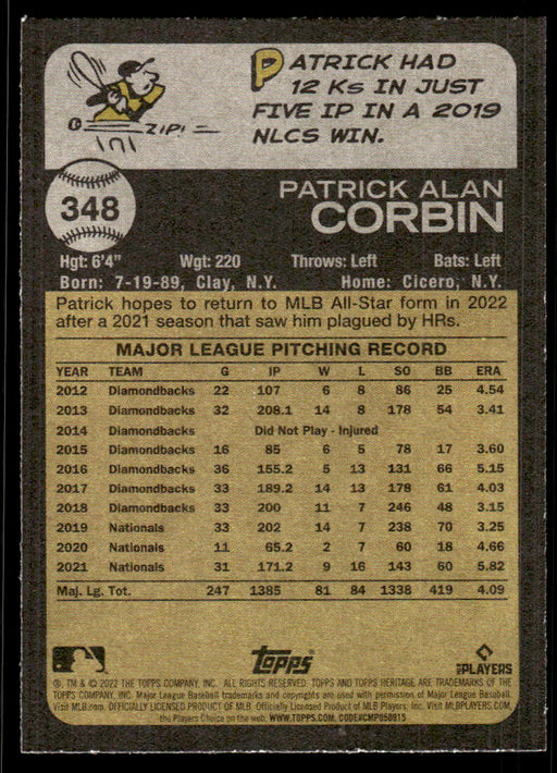Back of Card