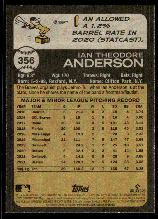 Back of Card