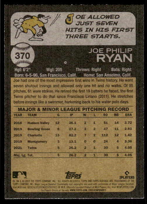 Back of Card