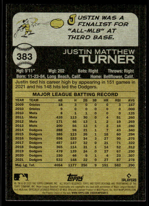 Back of Card