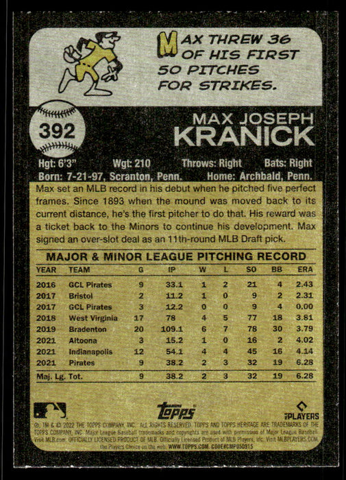 Back of Card