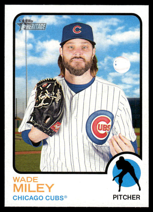 Wade Miley 2022 Topps Heritage High Short Prints Front of Card