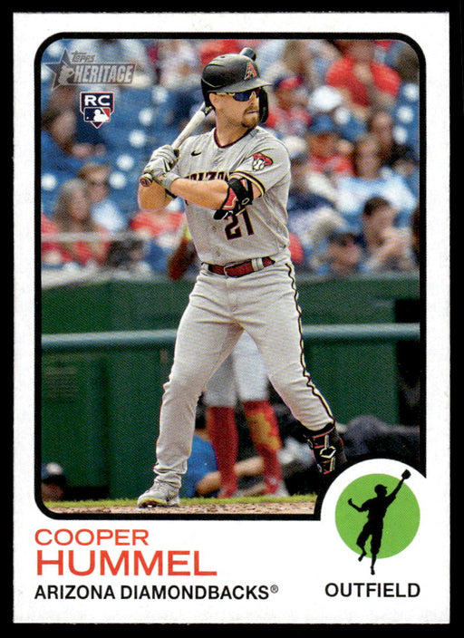 Cooper Hummel 2022 Topps Heritage High Base Front of Card