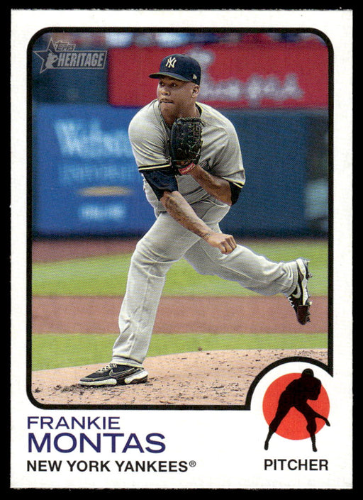 Frankie Montas 2022 Topps Heritage High Base Front of Card