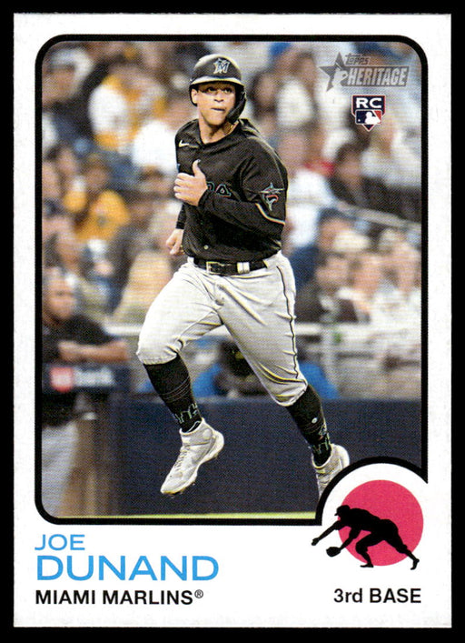 Joe Dunand 2022 Topps Heritage High Base Front of Card