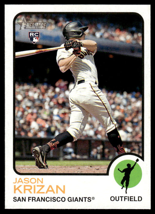 Jason Krizan 2022 Topps Heritage High Base Front of Card