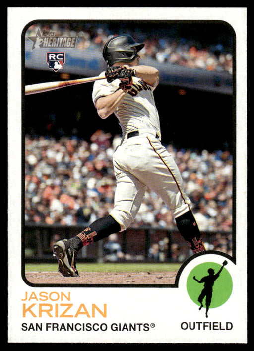 Jason Krizan 2022 Topps Heritage High Base Front of Card