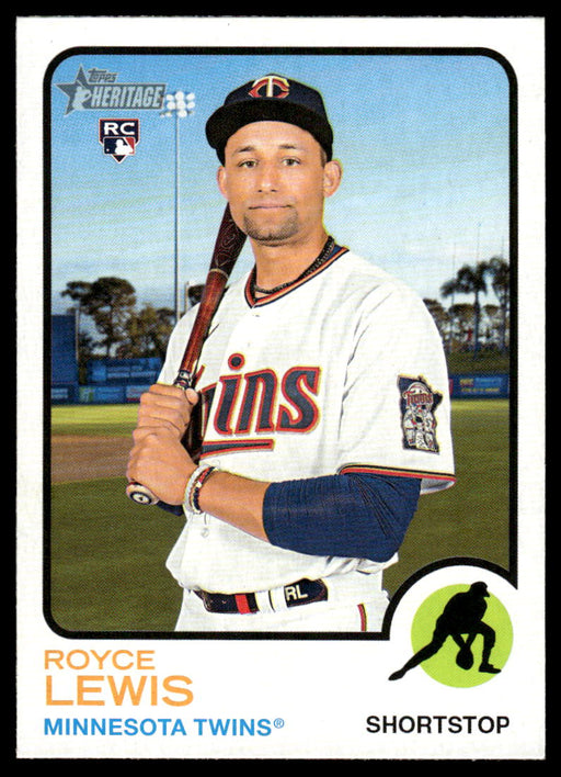 Royce Lewis 2022 Topps Heritage High Base Front of Card