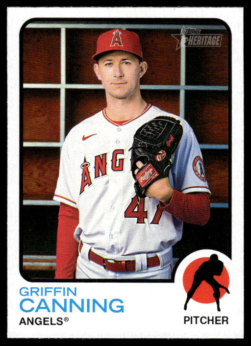 Griffin Canning 2022 Topps Heritage High Base Front of Card
