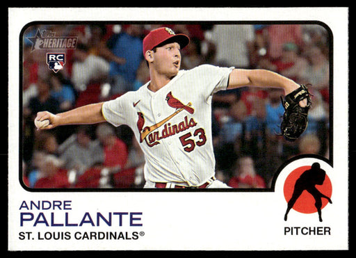 Andre Pallante 2022 Topps Heritage High Base Front of Card