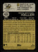 Brad Keller 2022 Topps Heritage High Base Back of Card