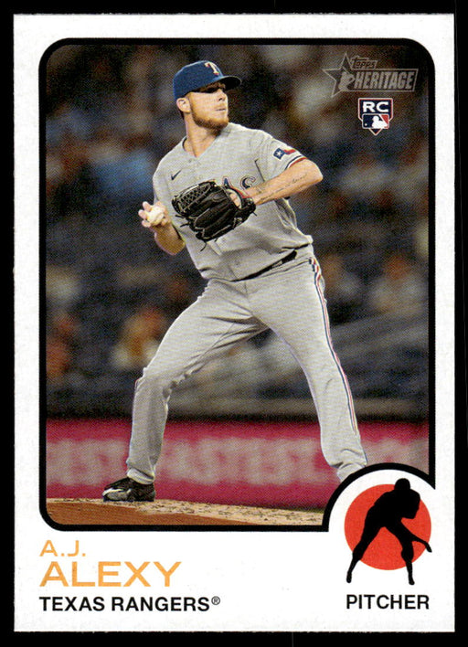 A.J. Alexy 2022 Topps Heritage High Base Front of Card