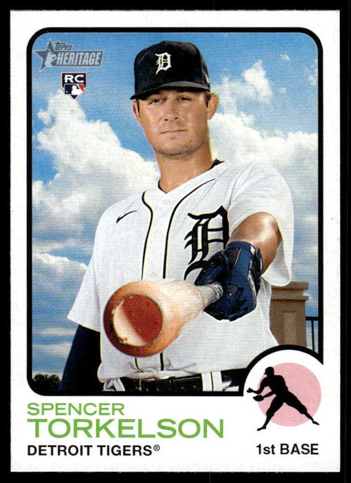 Spencer Torkelson 2022 Topps Heritage High Base Front of Card