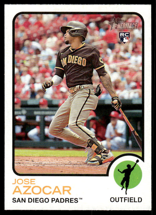 Jose Azocar 2022 Topps Heritage High Base Front of Card