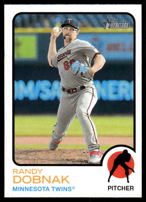 Randy Dobnak 2022 Topps Heritage High Base Front of Card
