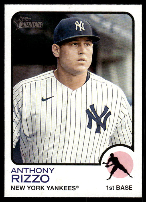 Anthony Rizzo 2022 Topps Heritage High Base Front of Card