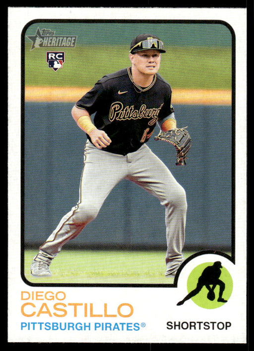 Diego Castillo 2022 Topps Heritage High Base Front of Card