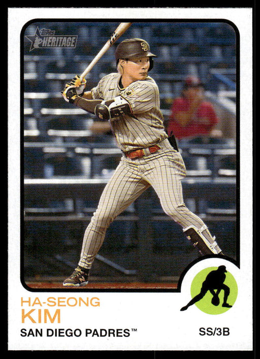 Ha-Seong Kim 2022 Topps Heritage High Base Front of Card