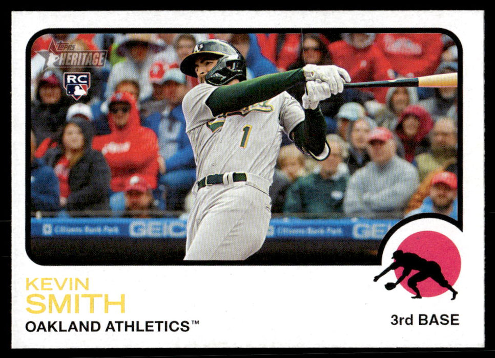 Kevin Smith 2022 Topps Heritage High Base Front of Card