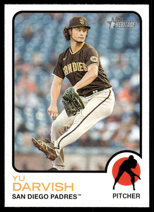 Yu Darvish 2022 Topps Heritage High Base Front of Card