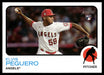Elvis Peguero 2022 Topps Heritage High Base Front of Card