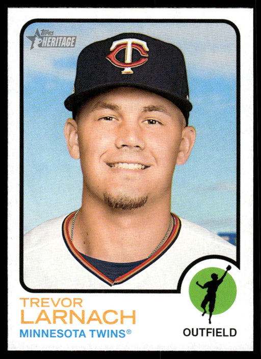 Trevor Larnach 2022 Topps Heritage High Base Front of Card