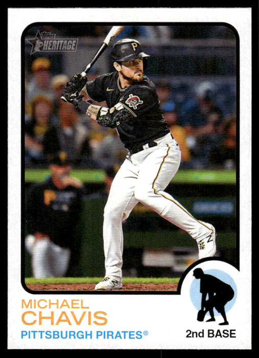 Michael Chavis 2022 Topps Heritage High Base Front of Card