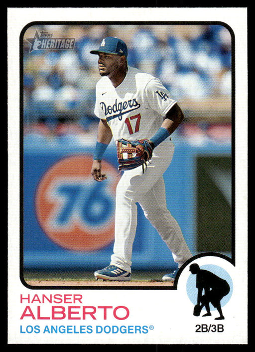 Hanser Alberto 2022 Topps Heritage High Base Front of Card