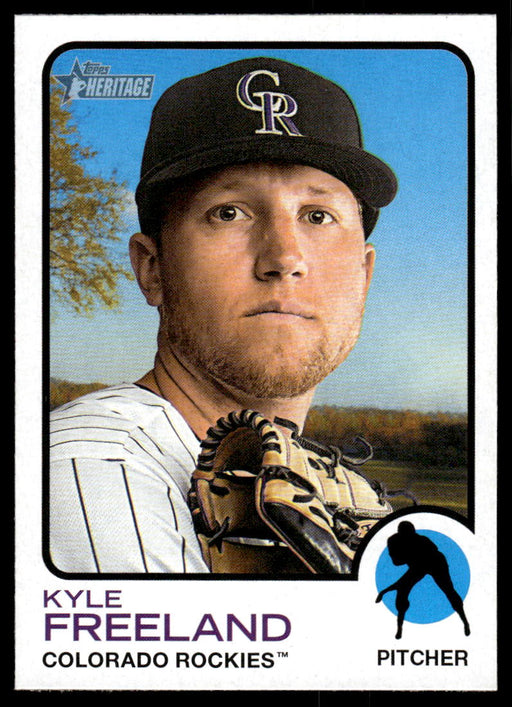Kyle Freeland 2022 Topps Heritage High Base Front of Card