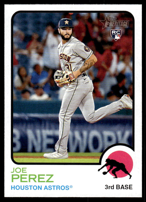 Joe Perez 2022 Topps Heritage High Base Front of Card